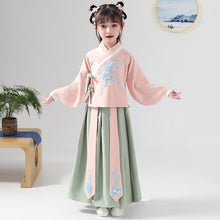 Load image into Gallery viewer, Chinese Girls Hanfu Dress Lovely Kids Photography Christmas Vintage Children Ancient Fairy Princess Photo Shoot Cosplay Gowns