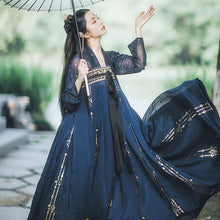 Load image into Gallery viewer, Chinese Hanfu dress Ancient Costume Traditional Folk Dance Stage Clothing Retro Singers Princess Dress hanfu women modern hanfu