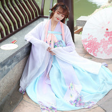 Load image into Gallery viewer, Chinese Traditional Fairy Dance Costume Ancient Hanfu Clothing Women Oriental Folk Dancewear Lady Tang Dynasty Princess Clothing