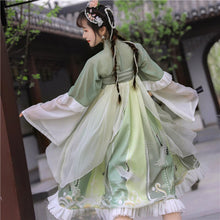 Load image into Gallery viewer, Chinese Traditional Folk Dance Costume Women Ancient Hanfu Dress Oriental Style Tang Dynasty Dance Clothing Girl Fairy Cosplay
