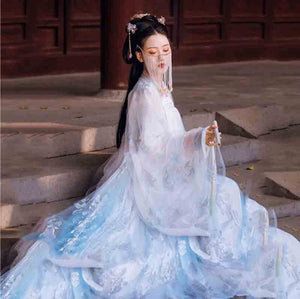 Chinese Traditional Hanfu Women Party Outfit Female Carnival Cosplay Costume Fancy Dress Summer Dress For Women Plus Size 5XL