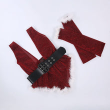 Load image into Gallery viewer, Christmas Erotic Underwear Sets Sexy Lingerie Women Belted Bodysuit Babydoll Sleepwear Gloves Anime Cosplay Exotic Costumes