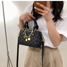Load image into Gallery viewer, Clássico retro feminino tote bags pequeno couro do plutônio das mulheres designer bolsas de luxo marca ombro crossbody sacos sen