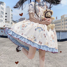 Load image into Gallery viewer, Classic Japanese Summer New Sweet Lolita Dress Women&#39;s Princess Dress Cosplay Costume Cotton JSK Dress for Girl