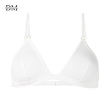 Load image into Gallery viewer, Comfort Ladies Underwear Padded Women Bra Wire Free Rib Cotton Bralette Breathable Adjusted Brassiere Female  Lingerie