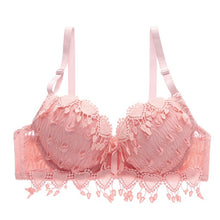 Load image into Gallery viewer, Comfy Breathable Push Up Bralette Sexy Solid Color Bra With Bow Women&#39;s Tassel Lace Trim Bras