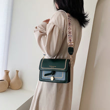 Load image into Gallery viewer, Contrast color Leather Crossbody Bags For Women 2020 Travel Handbag Fashion Simple Shoulder Messenger Bag Ladies Cross Body Bag