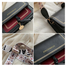 Load image into Gallery viewer, Contrast color Leather Crossbody Bags For Women 2020 Travel Handbag Fashion Simple Shoulder Messenger Bag Ladies Cross Body Bag