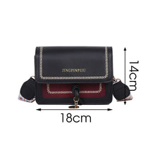 Load image into Gallery viewer, Contrast color Leather Crossbody Bags For Women 2020 Travel Handbag Fashion Simple Shoulder Messenger Bag Ladies Cross Body Bag