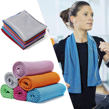 Load image into Gallery viewer, 6PCS Cooling Yoga Towel Travel Quick-Dry Beach Towel Microfiber Gym Towel for Yoga Gym Travel Camping Golf Football Outdoor Sports