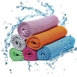 6PCS Cooling Yoga Towel Travel Quick-Dry Beach Towel Microfiber Gym Towel for Yoga Gym Travel Camping Golf Football Outdoor Sports