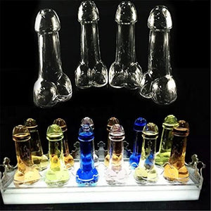 Creative Dick Penis Cocktail Glass Cup Mug Bottle Glass Unique Drink Glass for Party Beer Cup Funny Interesting Cups Mug Bottle