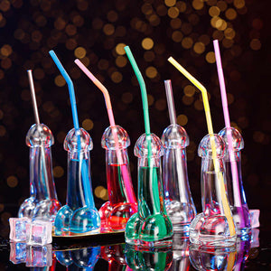 Creative Genital Dick Penis Cocktail Glass Cup Mug Bottle Glass Hot New for Party Beer Cup Funny Interesting Cups Mug Bottle