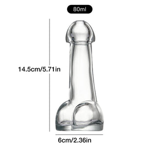 Creative Genital Dick Penis Cocktail Glass Cup Mug Bottle Glass Hot New for Party Beer Cup Funny Interesting Cups Mug Bottle