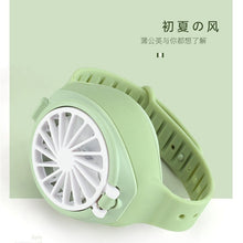 Load image into Gallery viewer, Creative mini Watch fan USB charging three-gear adjustment small fan mute children&#39;s student gift