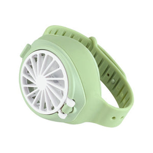 Creative mini Watch fan USB charging three-gear adjustment small fan mute children's student gift