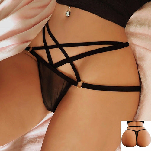 Cross Body Lady Sexy Underwear T-Back G-String Women's Lingerie Cut-Out нижнее белье женское