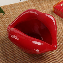 Load image into Gallery viewer, Cute Cartoon Ashtray Lips Ceramic Ashtray Creative Flower Pot Trendy Mouth Fashion Home Mini Send Boyfriend Gift