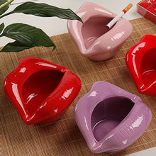 Load image into Gallery viewer, Cute Cartoon Ashtray Lips Ceramic Ashtray Creative Flower Pot Trendy Mouth Fashion Home Mini Send Boyfriend Gift