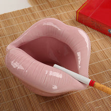 Load image into Gallery viewer, Cute Cartoon Ashtray Lips Ceramic Ashtray Creative Flower Pot Trendy Mouth Fashion Home Mini Send Boyfriend Gift