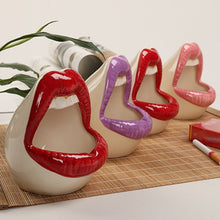 Load image into Gallery viewer, Cute Cartoon Ashtray Lips Ceramic Ashtray Creative Flower Pot Trendy Mouth Fashion Home Mini Send Boyfriend Gift