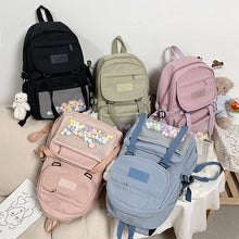 Load image into Gallery viewer, Cute Women Large Capacity Backpack Practical Canvas Female Schoolbag College Lady Laptop Backpacks Kawaii Girl Travel Book Bags