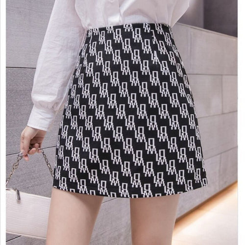 Cute Women Summer Skirts 2021 Printed A Line Sweet Casual Skirt for Girls High Waist Mini Skirt Women