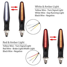 Load image into Gallery viewer, Motorcycle LED Turn Signal Indicator Lights Flowing Water Blinker Day Running light Brake Lamp Flasher Motorcycle Led Light