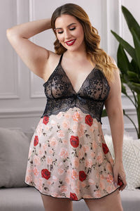 Deep V Nightgown Leopard Lace Skirt Panty Sexy Lingerie Set Sex Underwear Hot Erotic Babydolls Chemise Outfit Sleepwear Nighties