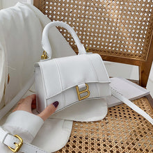 Load image into Gallery viewer, Designer Luxury Soft Top-Handle Tote Women Alligator Leather Hourglass Handbag Girl Brand B Metal Shoulder Messenger Bags Female