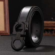 Load image into Gallery viewer, Designer Men&#39;s Genuine Leather Dress Belt Alloy Pin Buckle Belt For Men  Business Men Belt Fancy Fashion Jeans Belt