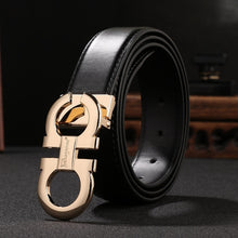 Load image into Gallery viewer, Designer Men&#39;s Genuine Leather Dress Belt Alloy Pin Buckle Belt For Men  Business Men Belt Fancy Fashion Jeans Belt