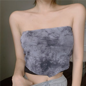 Designer Party Sexy Y2K Corset Vest Women Backless Off Shoulder Fit Chic Tube Top Korean Style Holiday Beach Summer Top 2021 New