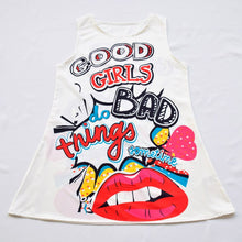 Load image into Gallery viewer, Digital Printing O-Neck Summer Women Mini Dress Casual Sleeveless Fashion Dressses Robe Courte Femme Sukienka Letnia Vestidos