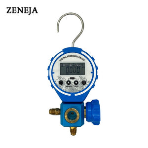 Digital pressure gauge  manifold digital Refrigeration Tester Vacuum Meter HVAC Temperature Tester Freon Pressure R134A R410