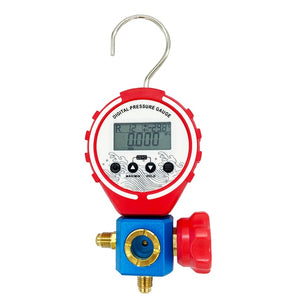 Digital pressure gauge  manifold digital Refrigeration Tester Vacuum Meter HVAC Temperature Tester Freon Pressure R134A R410