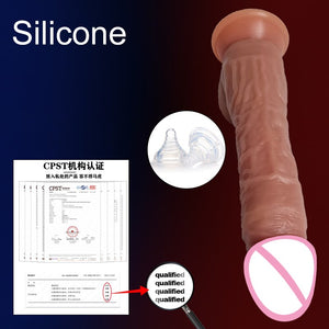 Dildo realistic penis vibrator sexy toys strap on telescopic dick suction cup dildo anal vibrators sex machine dildio for women