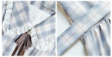 Load image into Gallery viewer, Doll Collar Sweet Plaid Retro Kawaii Dress Soft Girl Loli Style Dress Female Lovely College Style Dress Y2K Women Clothing 2021