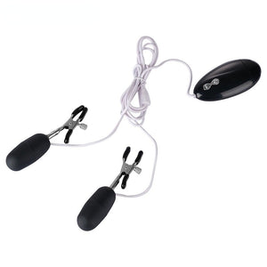 Double Vibrating Breast Clip Women's Remote Control Egg Skipping SM Breast Clitoris Stimulating Fun Products Sex Toys for Women