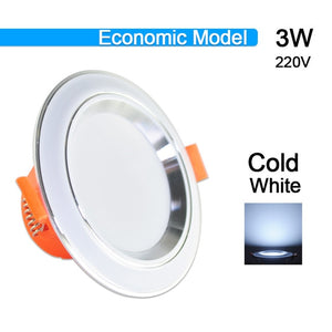 Downlight 3W 5W 9W 12W 15W 18W Spot led downlight AC 220V gold Silver White Ultra Thin Aluminum Round Recessed LED Spot Lighting