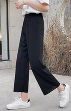 Load image into Gallery viewer, Draping Chiffon Wide Leg Pants Women&#39;s Summer Straight Tube High Harajuku Pantalon Femme Plus Size Trousers Women Streetwear