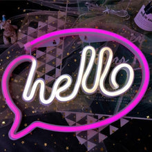 Load image into Gallery viewer, Dream LED Neon Light Sign Letters Neon Sign Panel Holiday Christmas Party Wedding Decorations Home Wall Decor Neon Lamp Gifts