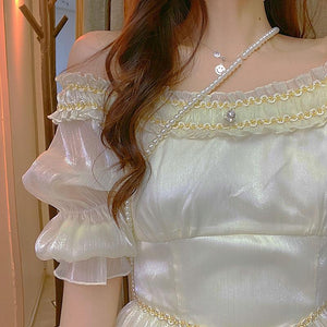 Dress Long Skirt Dress Female Summer Fairy Skirt Female Student Korean Dress 2021 New Dress Suit