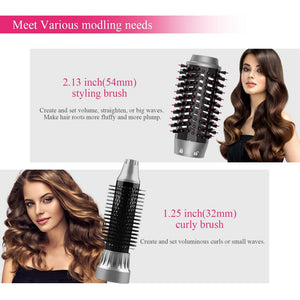 Dropshipping One Step Hair Dryer and Volumizer Blower Professional 3 in 1 Hot Air Brush Hair Curler Straightener Styling tools