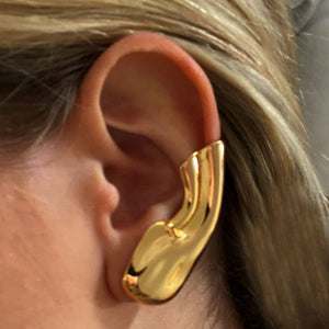 Earlobe Ear Cuff Clip On Earrings Without Piercing For Women men Gold Color Auricle Earings punk