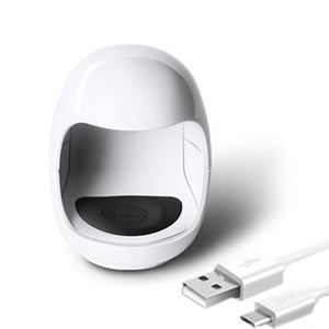 Egg Shape 3W UV LED Lamp for Nail Single Finger Lamp Nail Gel Polish Dryer Drying Machine Smart Sensor 45s / 60s USB Connector