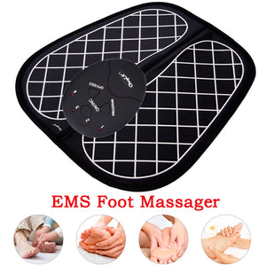 Electric EMS Foot Massager Pad Feet Muscle Stimulator Foot Massage Mat Improve Blood Circulation Relieve Ache Pain Health Care