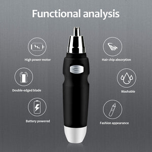 Electric Shaving Nose Ear Trimmer Safety Face Care Nose Hair Trimmer for Men Shaving Hair Removal Razor Beard Cleaning Machine