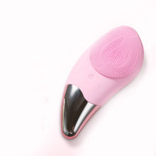 Load image into Gallery viewer, Electric Silicone Cleansing Instrument Cleaning Brush Mini Waterproof Massage Face Cleaning Tool Ultrasonic Pore CleanerMassager