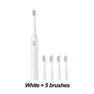 Electric Toothbrush S802 Waterproof Automatic Sonic ToothBrush Rechargeable 5 Models with 2 Brush Heads